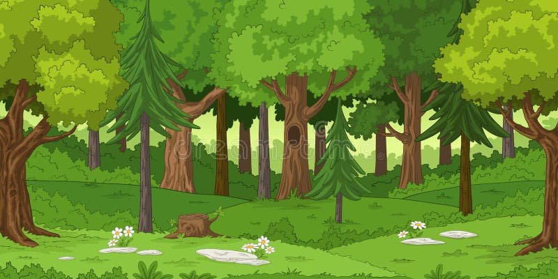 Cartoon Forest