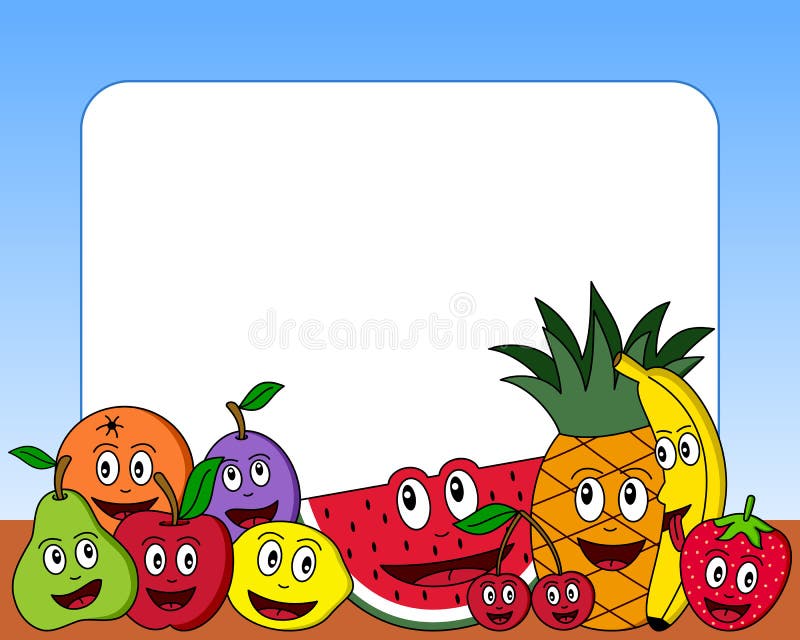 Cartoon Fruit Photo Frame [1]