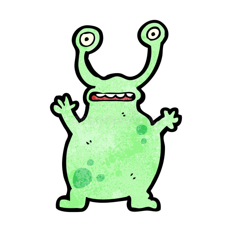 cartoon funny alien