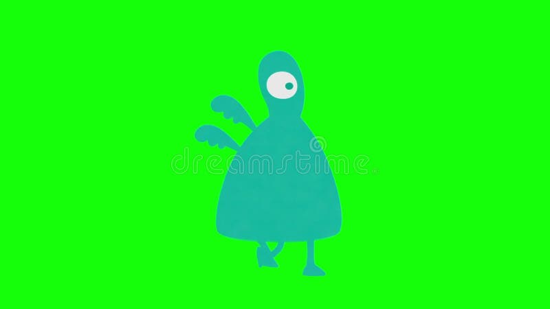 Cartoon Funny Animation Gif Character on Isolated Background. Purple  Monster. Stock Footage - Video of funny, digital: 192835252