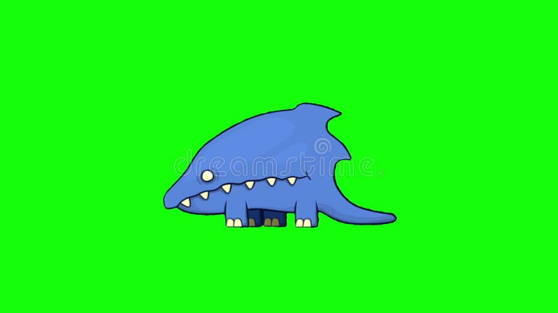 Cartoon Funny Animation Gif Character on Isolated Background. Purple  Monster. Stock Footage - Video of funny, digital: 192835252