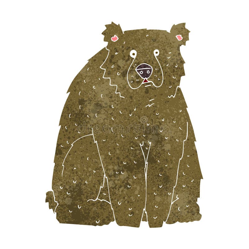 cartoon funny bear