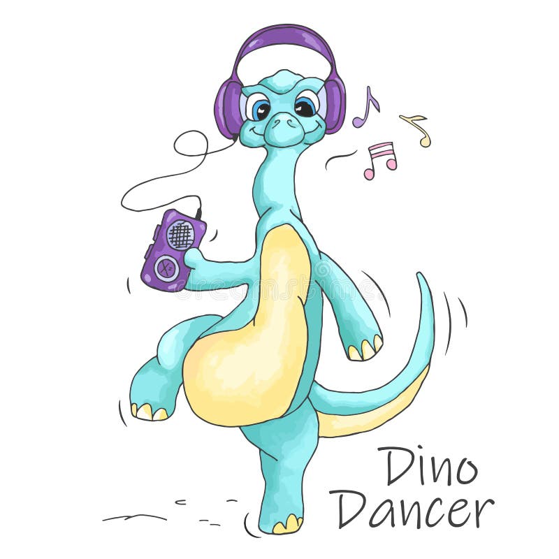 Dancing Dinosaur Stock Illustrations 245 Dancing Dinosaur Stock