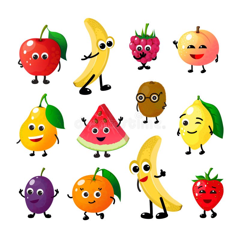 Fun Fruit Faces Stock Illustrations – 1,095 Fun Fruit Faces Stock  Illustrations, Vectors & Clipart - Dreamstime
