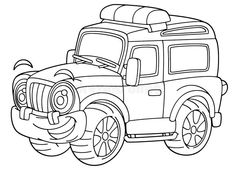 truck coloring page stock illustrations – 968 truck coloring