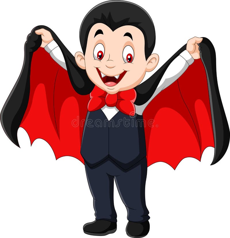 Cartoon Funny Vampire Isolated on White Background Stock Vector -  Illustration of horror, expression: 98486251