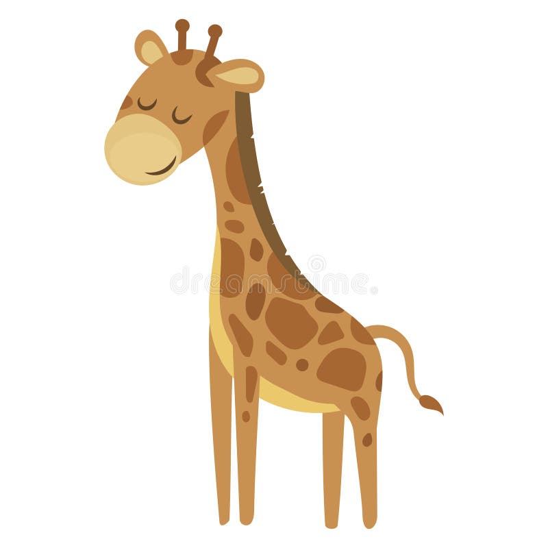 Cute Giraffe Coloring Book for Kids Page for... - Stock Illustration  [102120921] - PIXTA