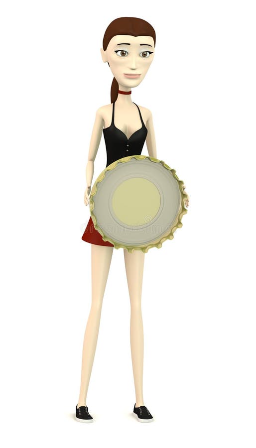 Cartoon Boy with Bottle Opener Stock Illustration Illustration of