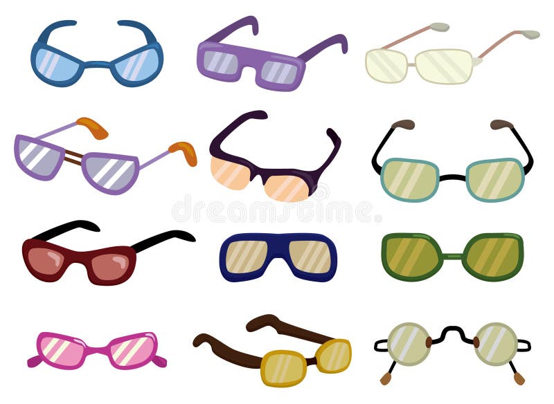 Cartoon Glasses icon stock vector. Illustration of glasses 19190984
