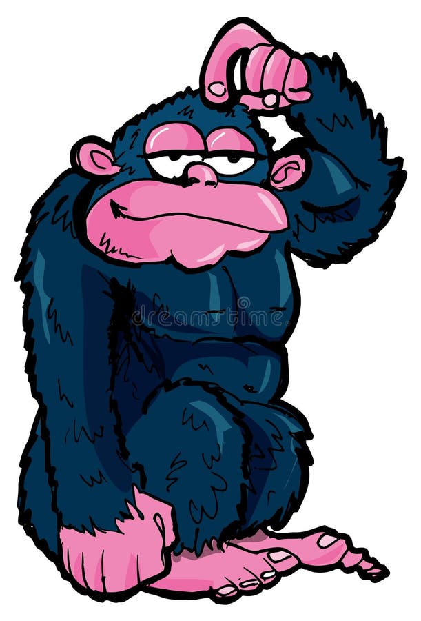 cartoon gorilla destroys cartoon gorilla destroys