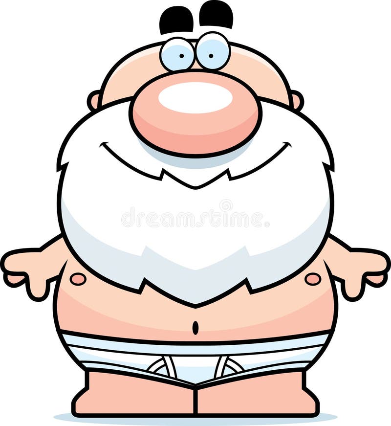 Cartoon Man in Underwear stock vector. Illustration of scared - 41819637