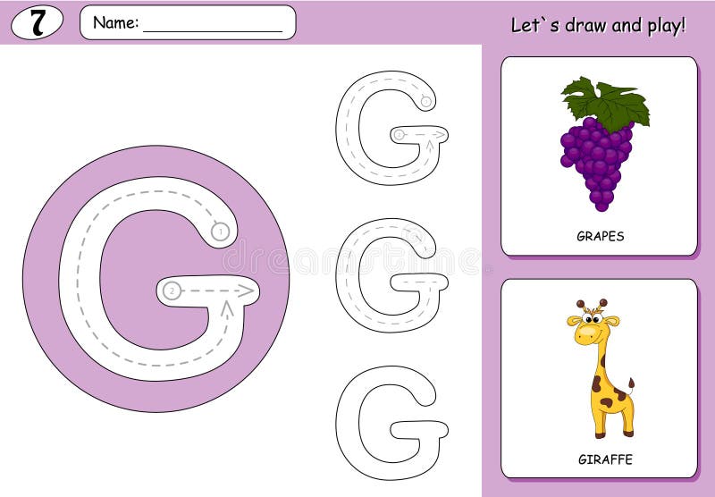 Cartoon Grapes, Giraffe, Hedgehog, Helicopter, Ice Cream and Iguana ...