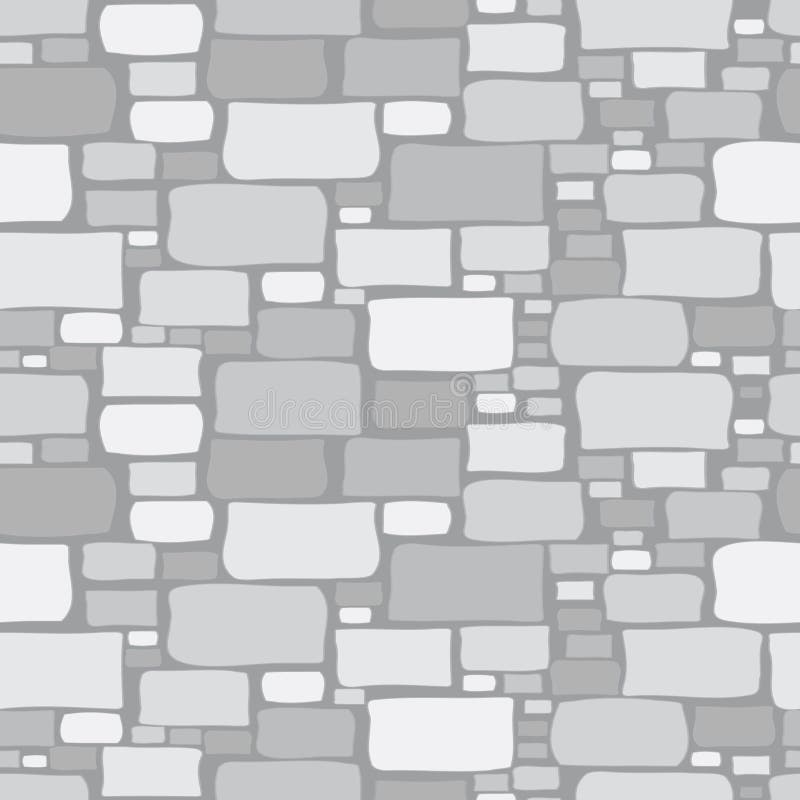 Cartoon Gray Stone Wall Background Stock Vector - Illustration of  architecture, pebble: 155811085