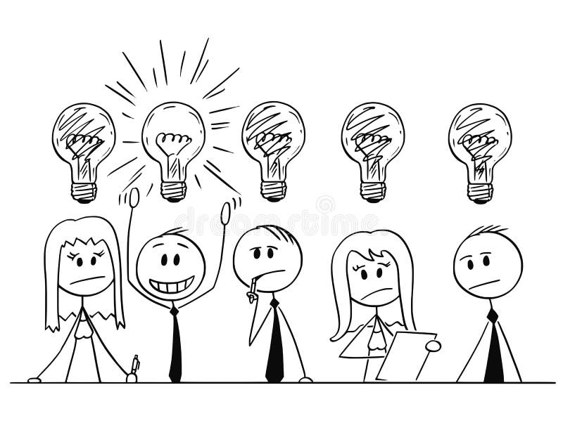 Cartoon of Group of Business People Thinking about Problem Stock Vector - Illustration of humor, metaphor: 130076183 Cartoon of Group of Business People Thinking about Problem Stock Vector - Illustration of humor, metaphor: 130076183
