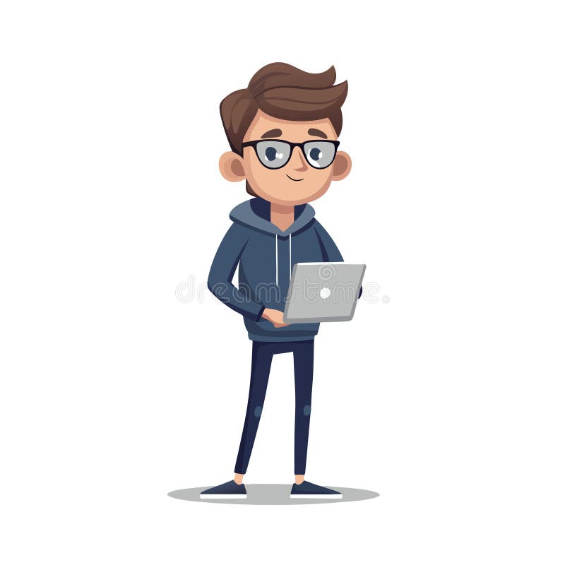 Young Hacker Programmer Stock Illustrations – 876 Young Hacker ...