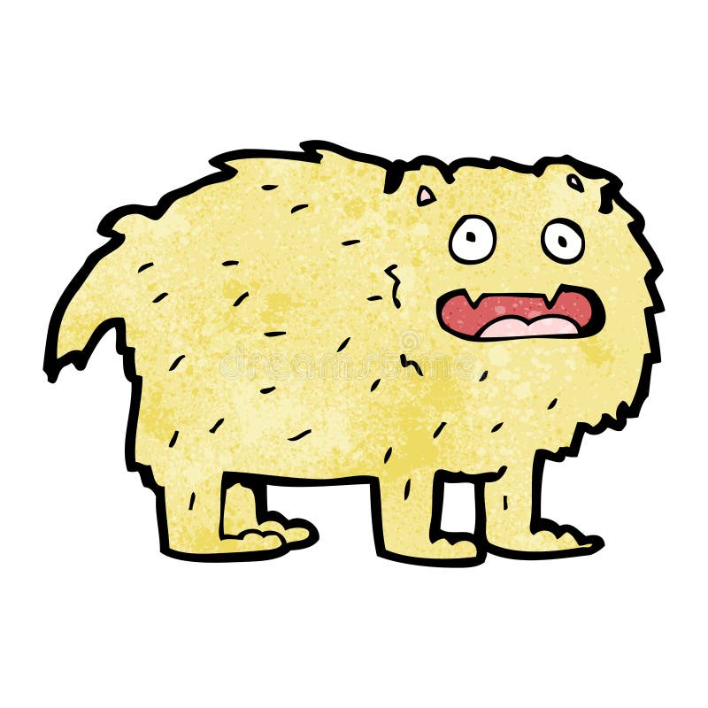 cartoon hairy beast