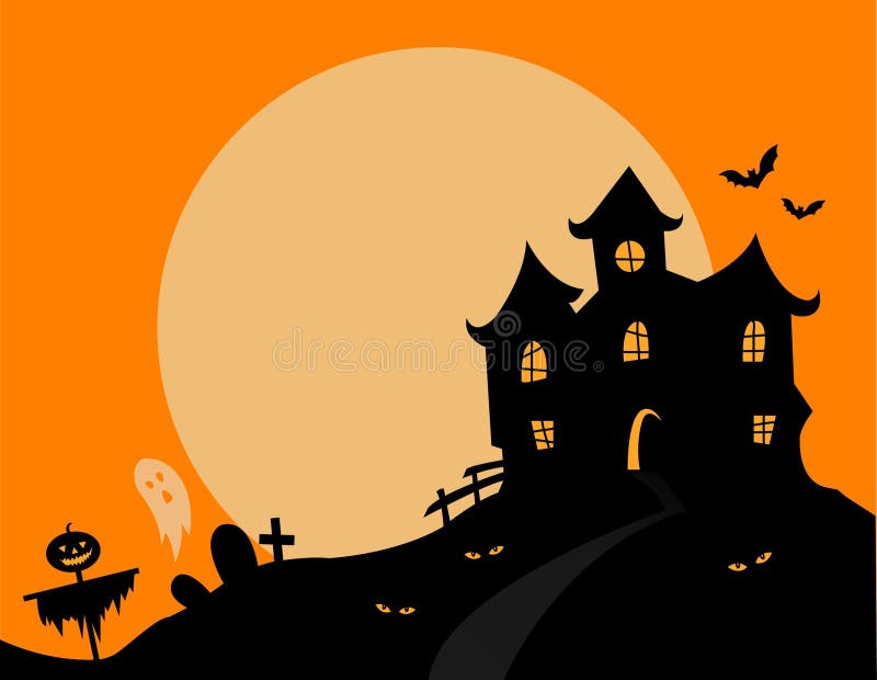 Cartoon, Halloween, Silhouette, Art Picture. Image: 112595510