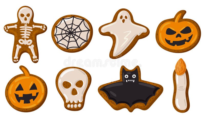 Halloween mombie banner zombie kawaii ghost bat Vector Image