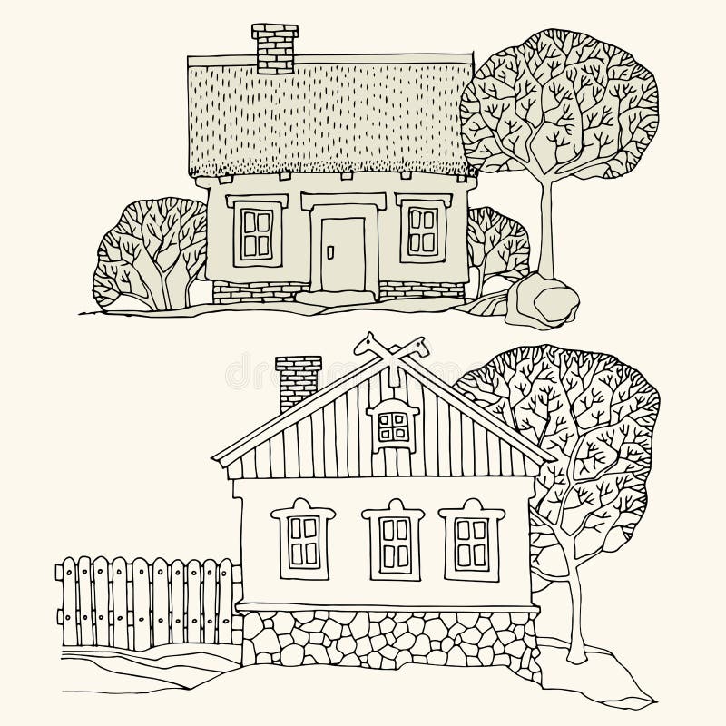 Cartoon House How to Draw Guide - drawingcoach.com