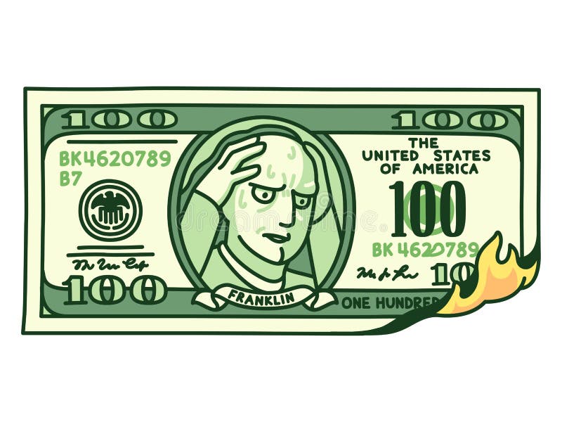 cartoon dollar bill