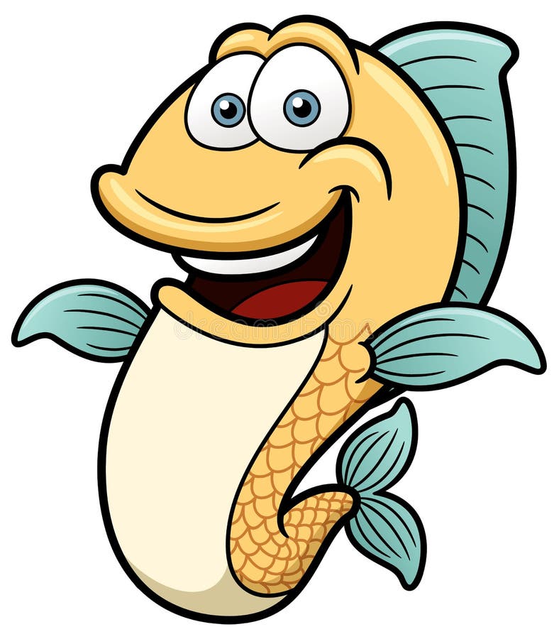 Cartoon Happy Fish Stock Vector. Illustration Of Life - 31019347