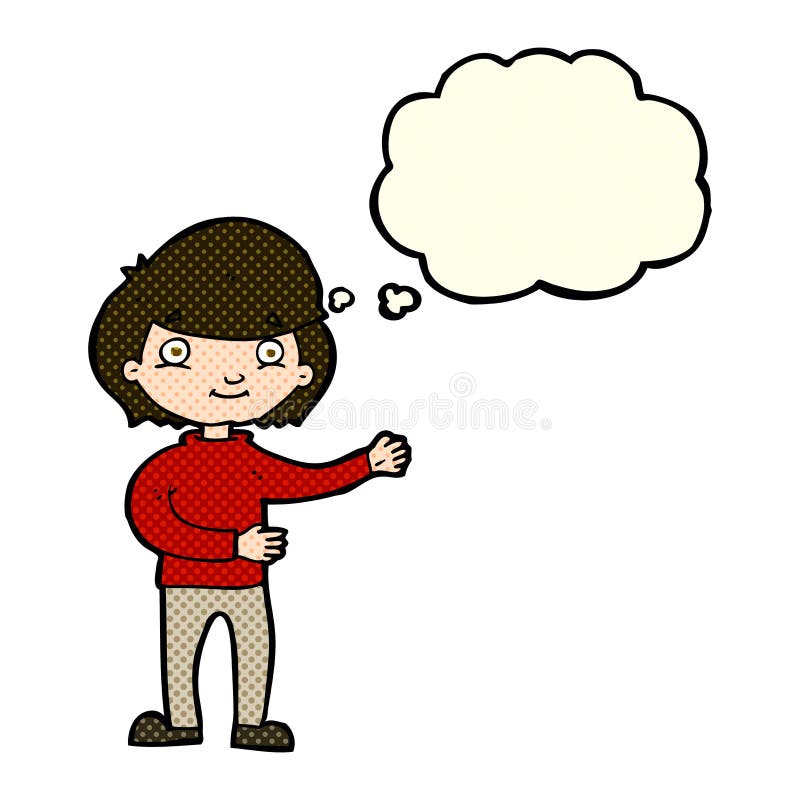 Cartoon Person Thought Bubble Stock Illustrations 2,722 Cartoon