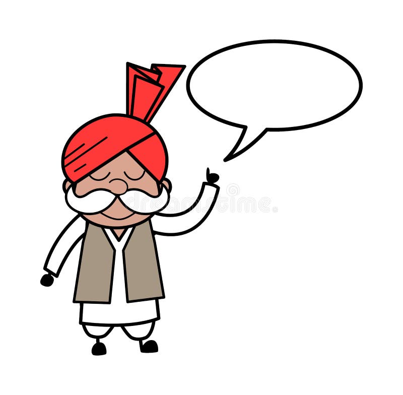 Cartoon Haryanvi Old Man with Speech Bubbble Stock Illustration - Illustration of speech, rajasthani: 191436965 Cartoon Haryanvi Old Man with Speech Bubbble Stock Illustration - Illustration of speech, rajasthani: 191436965