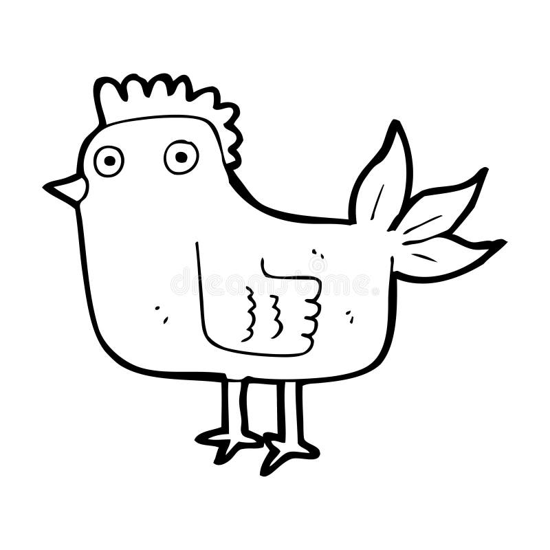 cartoon hen