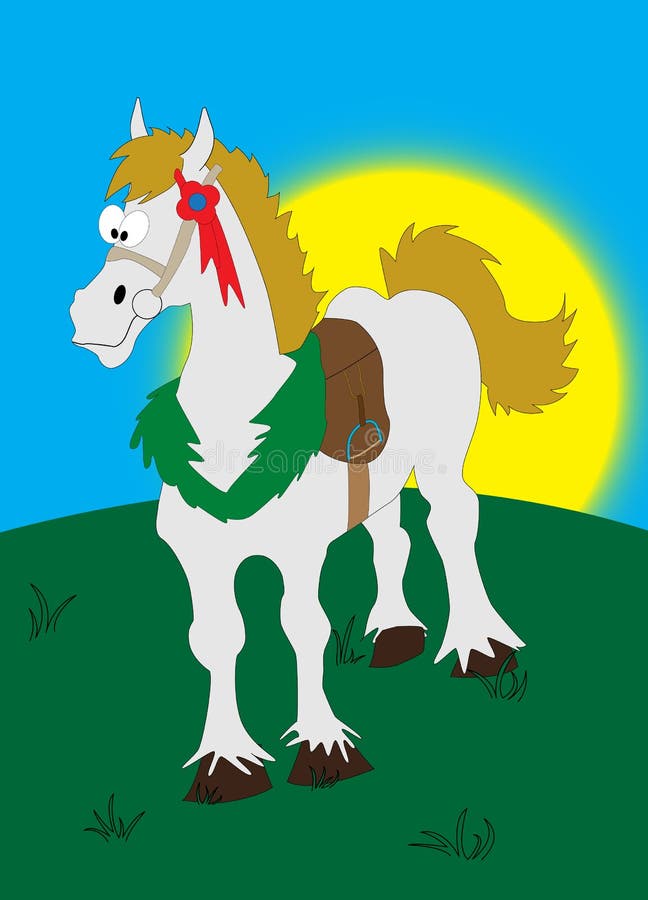 Cartoon horse