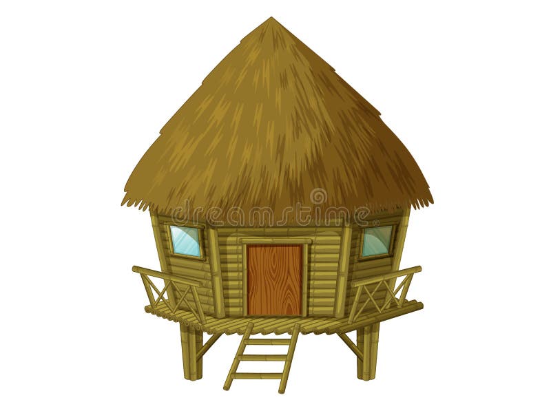 Cartoon Hut Royalty Free Stock Photo - Image: 24321425