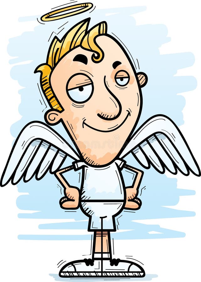 Confident Cartoon Angel