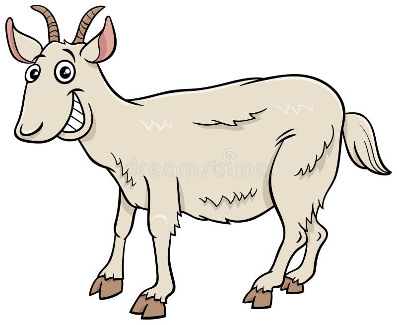 Funny goat stock vector. Illustration of humor, funny - 6941524