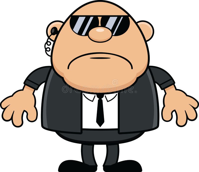 Cartoon Bodyguard Happy stock illustration. Illustration of male - 135524682 Cartoon Bodyguard Happy stock illustration. Illustration of male - 135524682