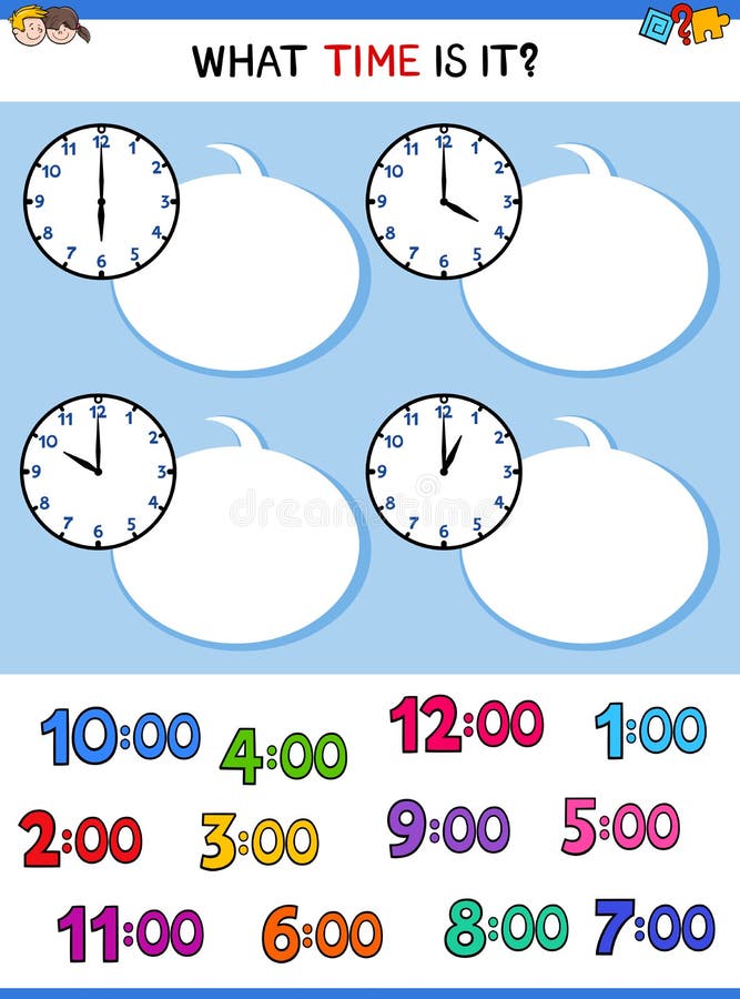 Telling Time Stock Illustrations 1 380 Telling Time Stock Illustrations Vectors Clipart Dreamstime