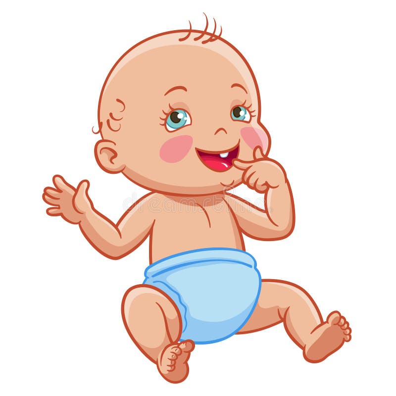 Cartoon Infant Baby Sitting Smiling Diaper Stock Illustration - Illustration of little, happiness: 126463188 Cartoon Infant Baby Sitting Smiling Diaper Stock Illustration - Illustration of little, happiness: 126463188