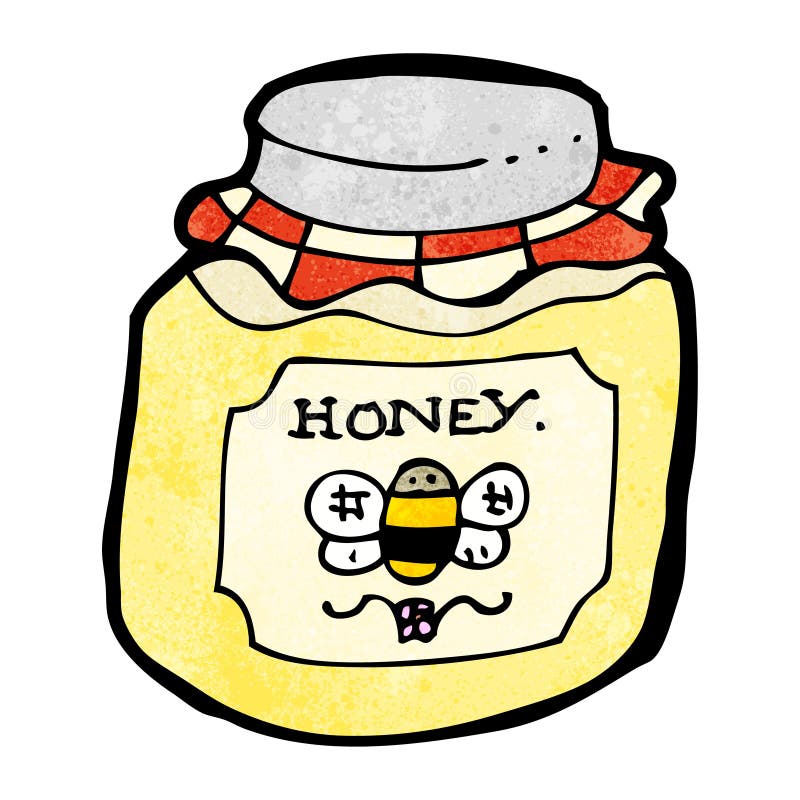 cartoon jar of honey