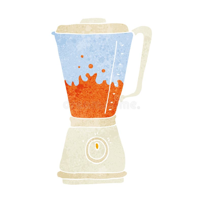 Cartoon juice blender stock illustration. Illustration of quirky - 52970311