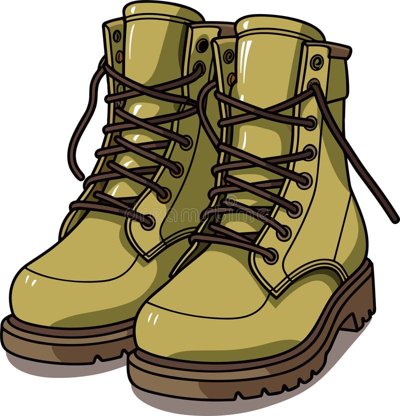 Army Boots Icon Cartoon Style Stock Illustrations – 292 Army Boots Icon ...