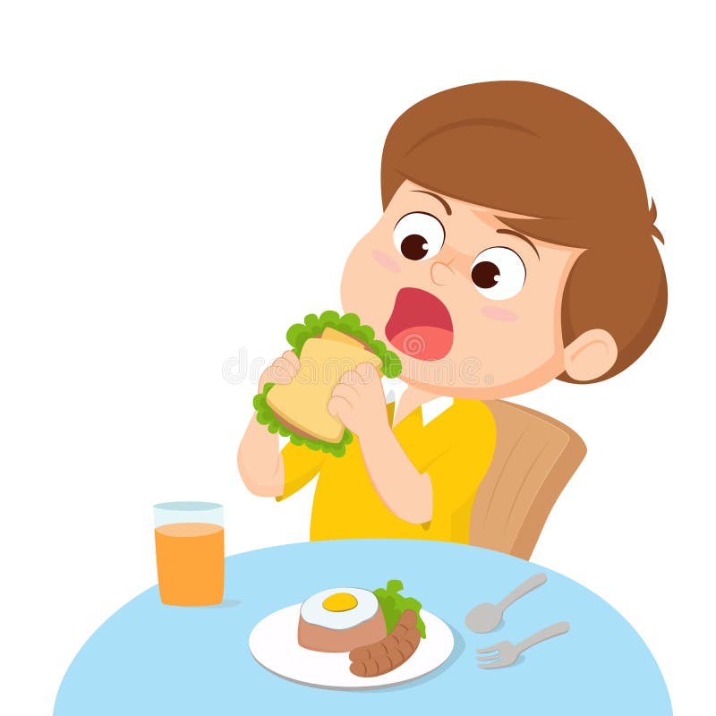 Greedy Boy Not Sharing Children Stock Vector (Royalty Free) 1562938951