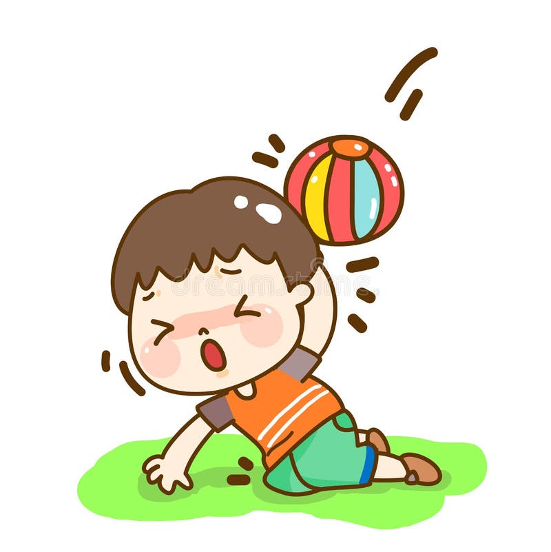 Cartoon Kids Learning Science Classroom in Thai Language it Mean