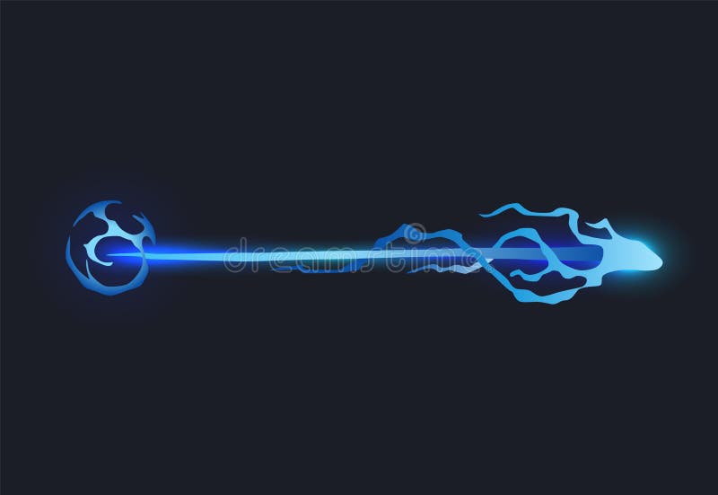 Cartoon Laser Gun Beam. Futuristic Shot Effect. Blaster Attack. Alien  Combat Weapon Rays Stock Vector - Illustration of futuristic, weapon:  246840974