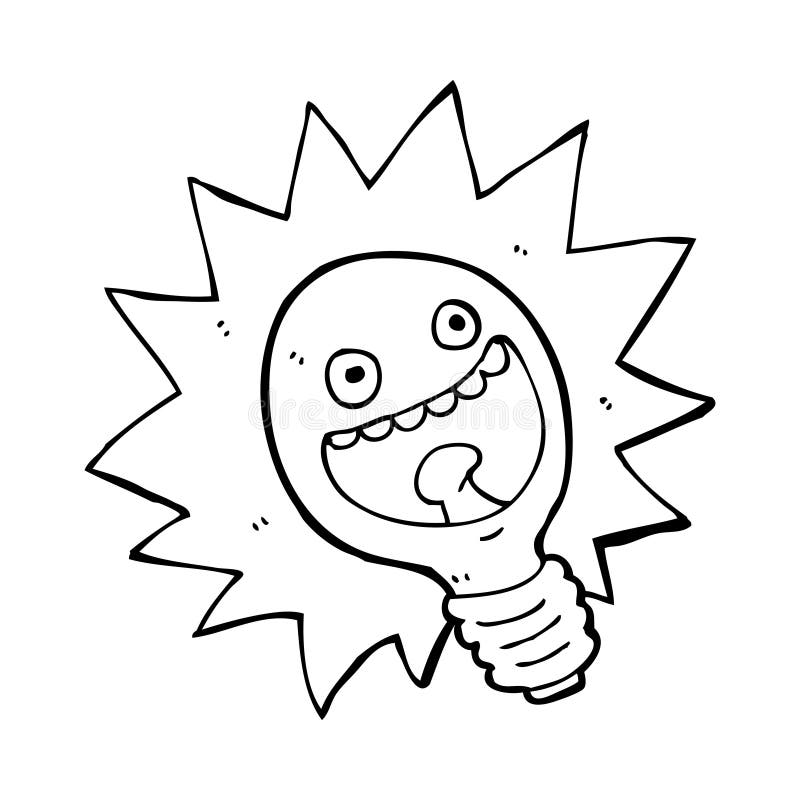 cartoon lightbulb