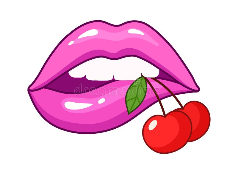 Cherry Lips Sexy Stock Illustrations 104 Cherry Lips Sexy Stock 