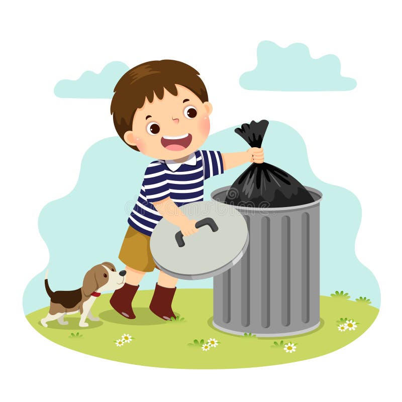 Trash Bag Clipart, Garbage Bag Clip Art Can Plastic Recycle Chore