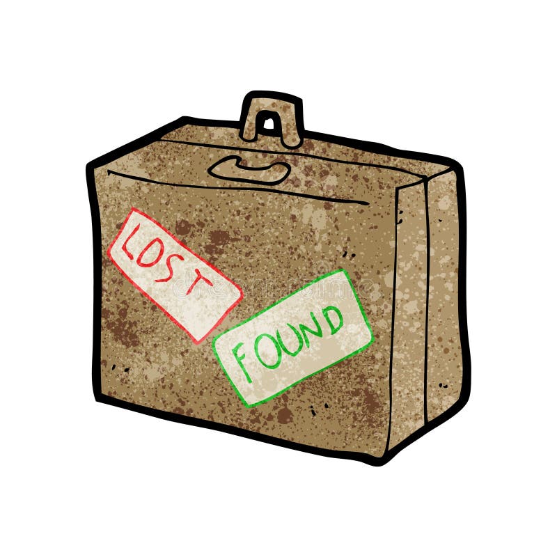Lost Luggage Outline stock illustration. Illustration of ripped 63525089