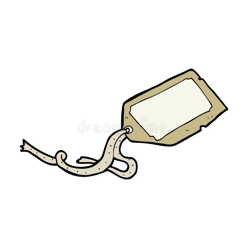 Cartoon luggage tag stock vector. Illustration of silly 37016099