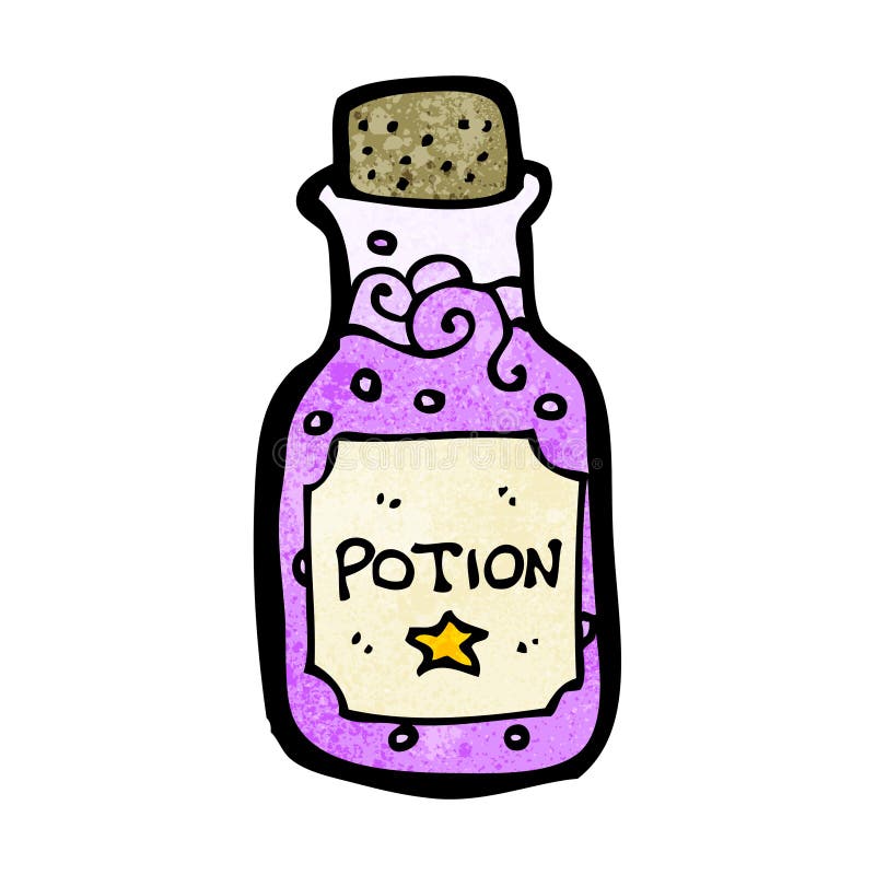 cartoon magic potion