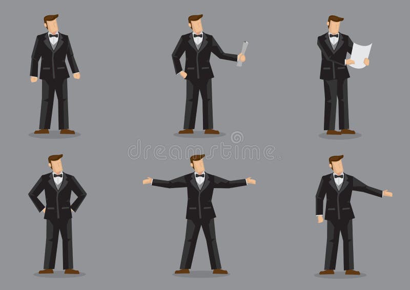the man in the black suit characters