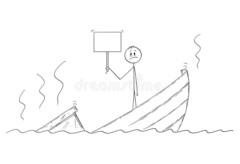 Sinking Boat Stock Illustrations 749 Sinking Boat Stock