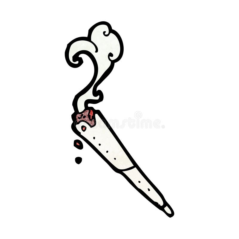 cartoon marijuana joint